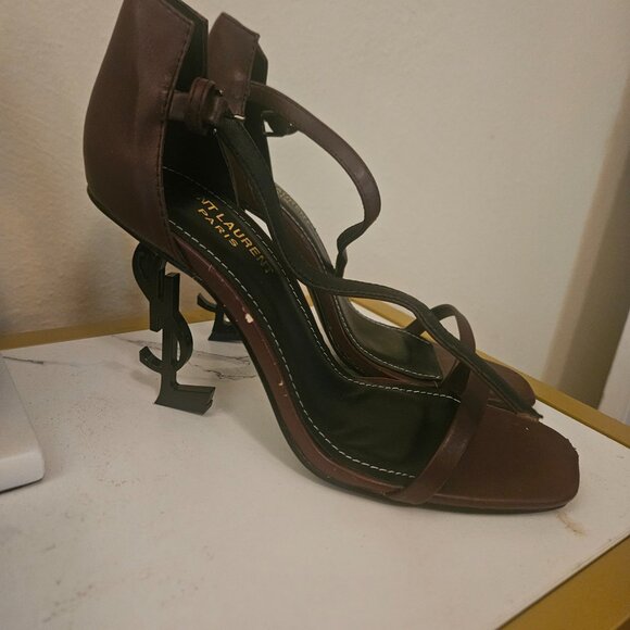 Saint Laurent Paris Logo Heels - Picture 4 of 8